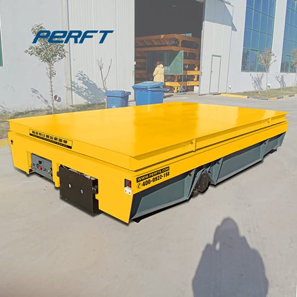 Motorized Rail Transfer Trolley With Flat Deck 80T